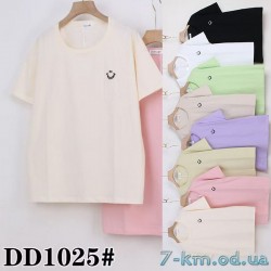 Футболка жіноча, стрейч/коттон 5 шт (54-62 р) ZeL777_DD1025