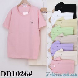 Футболка жіноча, стрейч/коттон 5 шт (54-62 р) ZeL777_DD1026