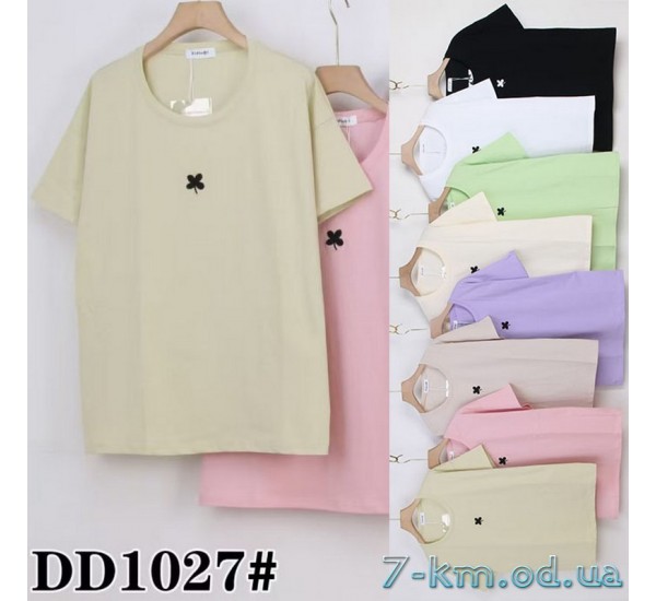 Футболка жіноча, стрейч/коттон 5 шт (54-62 р) ZeL777_DD1027