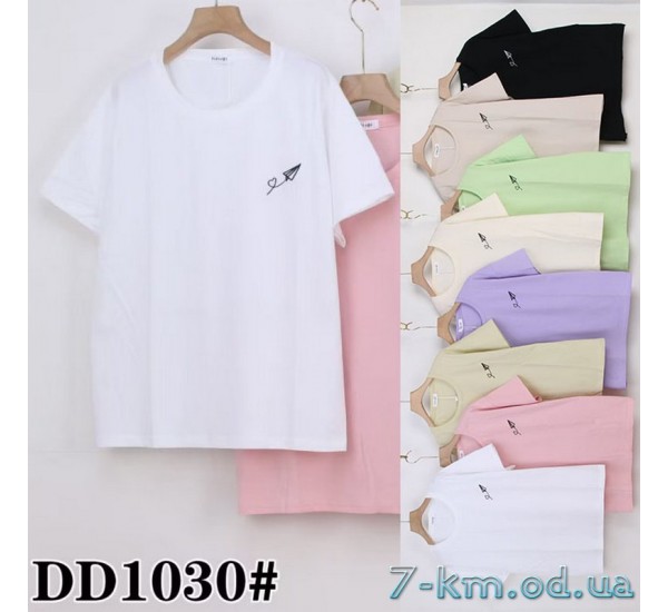 Футболка жіноча, стрейч/коттон 5 шт (54-62 р) ZeL777_DD1030