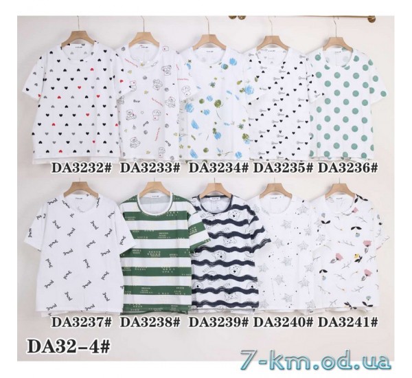 Футболка жіноча, стрейч/коттон 5 шт (54-62 р) ZeL777_DA32-4