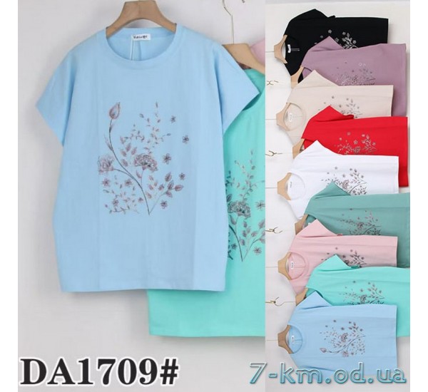 Футболка жіноча, стрейч/коттон 5 шт (54-62 р) ZeL777_DA1709