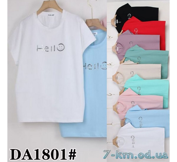 Футболка жіноча, стрейч/коттон 5 шт (54-62 р) ZeL777_DA1801