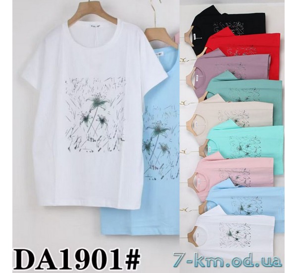 Футболка жіноча, стрейч/коттон 5 шт (54-62 р) ZeL777_DA1901