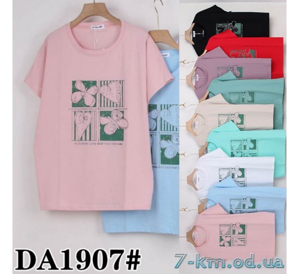 Футболка жіноча, стрейч/коттон 5 шт (54-62 р) ZeL777_DA1907