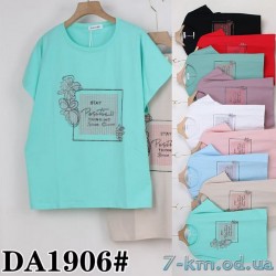 Футболка жіноча, стрейч/коттон 5 шт (54-62 р) ZeL777_DA1906