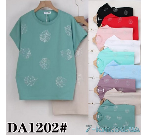 Футболка жіноча, стрейч/коттон 5 шт (50-62 р) ZeL777_DA1202