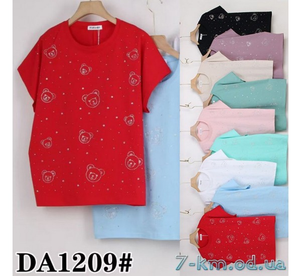 Футболка жіноча, стрейч/коттон 5 шт (50-62 р) ZeL777_DA1209