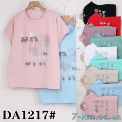 Футболка жіноча, стрейч/коттон 5 шт (50-62 р) ZeL777_DA1217