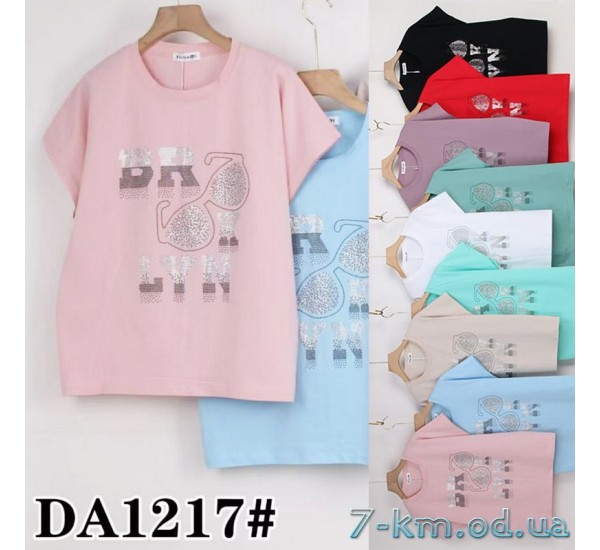 Футболка жіноча, стрейч/коттон 5 шт (50-62 р) ZeL777_DA1217