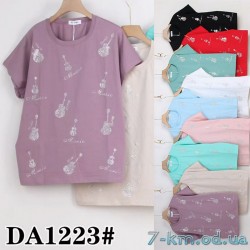 Футболка жіноча, стрейч/коттон 5 шт (50-62 р) ZeL777_DA1223