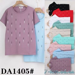 Футболка жіноча, стрейч/коттон 5 шт (54-62 р) ZeL777_DA1405