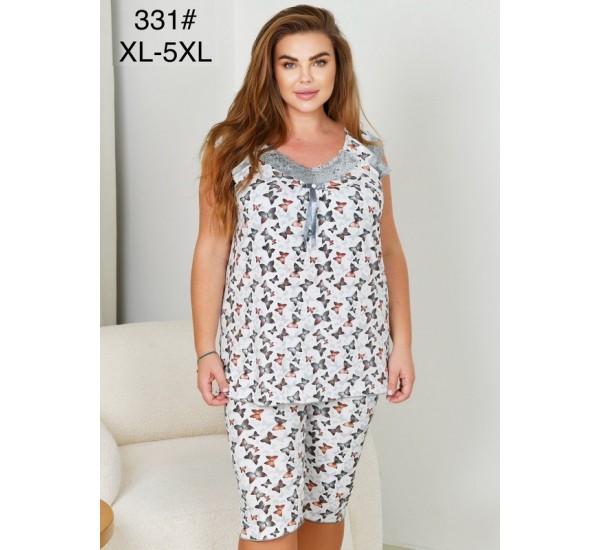 Піжама жіноча, 5 шт (1-5XL) бамбук ZeL1396_331