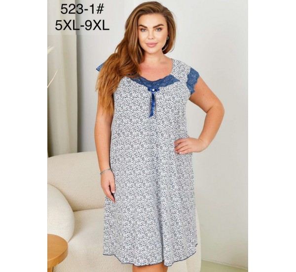 Ночная рубашка женская, 5 шт (58-66 р) бамбук ZeL1396_523-1