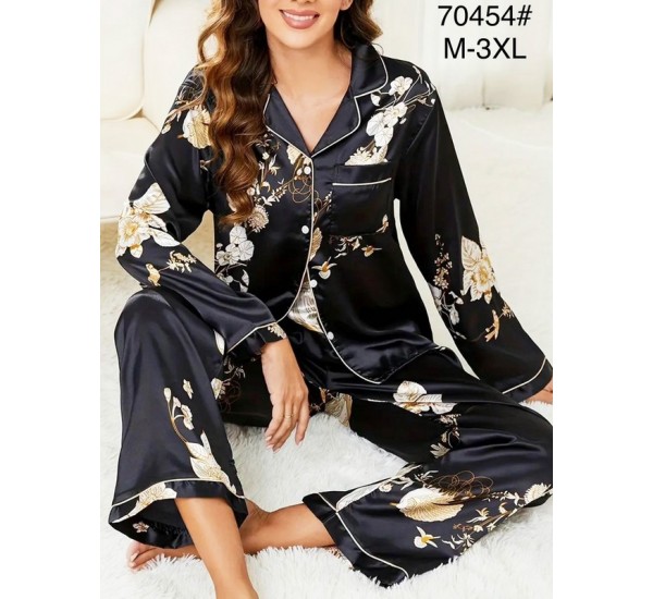 Піжама жіноча, 5 шт (M-3XL) шовк ZeL1396_70454