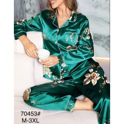 Піжама жіноча, 5 шт (M-3XL) шовк ZeL1396_70453