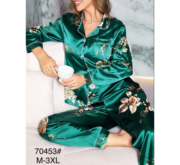 Піжама жіноча, 5 шт (M-3XL) шовк ZeL1396_70453