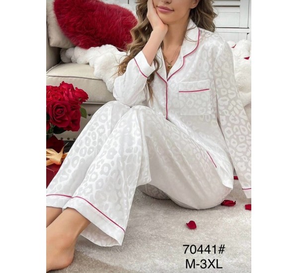 Піжама жіноча, 5 шт (M-3XL) шовк ZeL1396_70441b