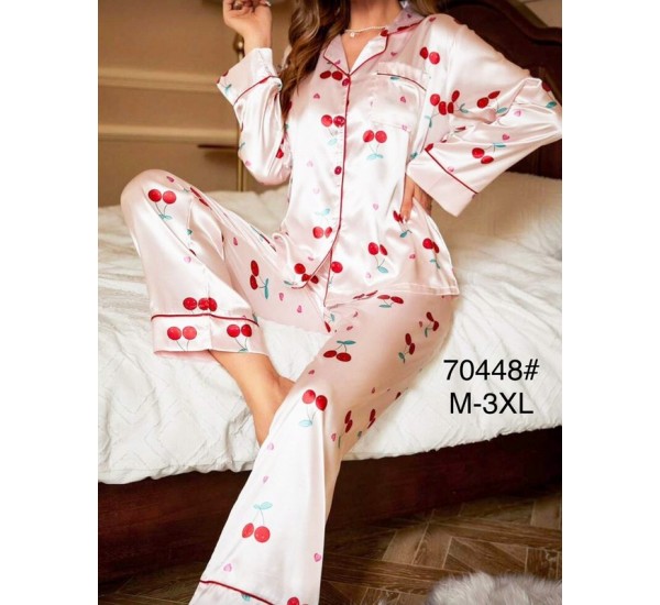 Пижама женская, 5 шт (M-3XL) шелк ZeL1396_70448