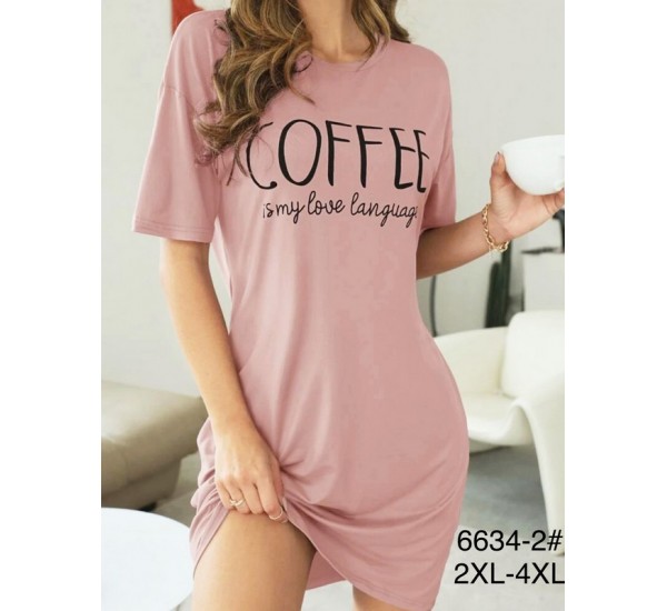 Туника женская, 6 шт (2-4XL) бамбук ZeL1396_6634-2