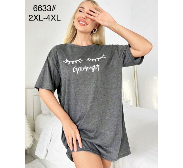 Туника женская, 6 шт (2-4XL) бамбук ZeL1396_6633