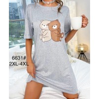 Туника женская, 6 шт (2-4XL) бамбук ZeL1396_6631