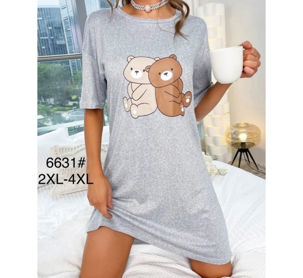 Туника женская, 6 шт (2-4XL) бамбук ZeL1396_6631