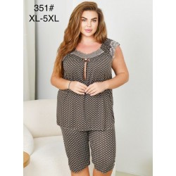 Піжама жіноча, 5 шт (1-5XL) бамбук ZeL1396_351