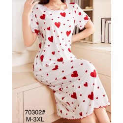 Ночная рубашка, рубчик 5 шт (54-62 р) ZeL1396_70302