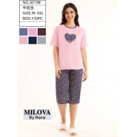 Пижама женская, бамбук 5 шт (50-58 р) ZeL1396_3019