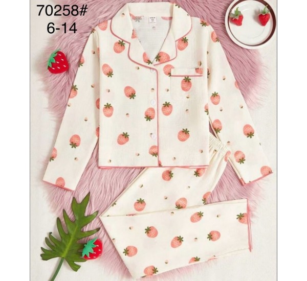 Пижама детская, жатка 5 шт (6-14 лет) ZeL1396_70258