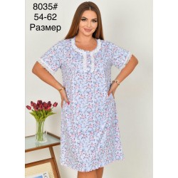 Ночная рубашка женская, бамбук 5 шт (54-62 р) ZeL1396_8035