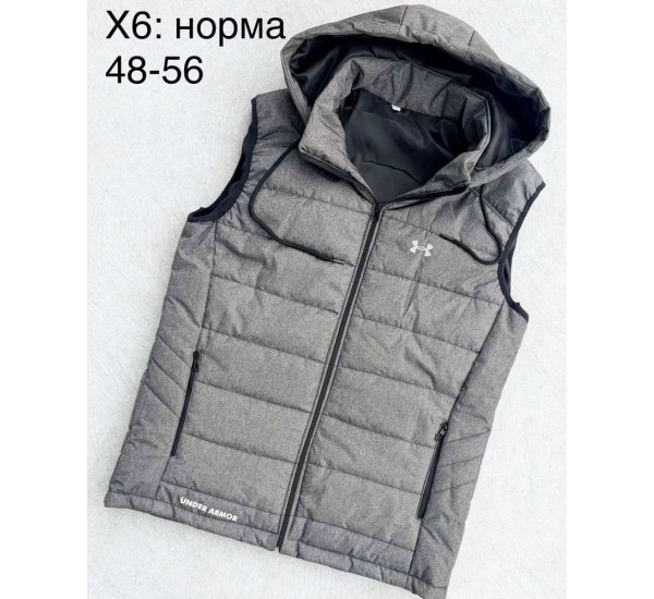 Безрукавка чоловіча, синтепон, 5 шт (48-56 р) BL3060_130224