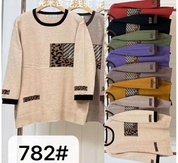 Свитер женский 15 шт (58-60 р) кашемир BL3036_782
