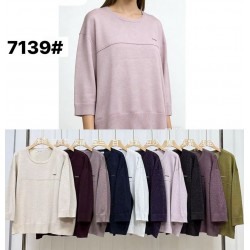 Свитер женский 15 шт (56-58 р) кашемир/люрекс BL3036_7139