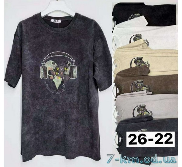 Футболка варенка жіноча, бавовна 6 шт (3/4XL) BL3149_2622