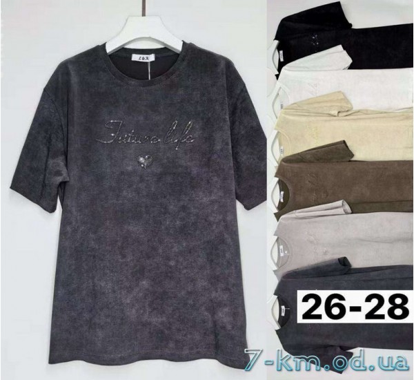 Футболка варенка жіноча, бавовна 6 шт (3/4XL) BL3149_2628