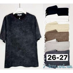 Футболка варенка жіноча, бавовна 6 шт (3/4XL) BL3149_2627