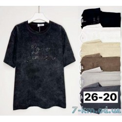 Футболка варенка жіноча, бавовна 6 шт (3/4XL) BL3149_2620