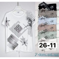 Футболка жіноча, стрейч/коттон 6 шт (5/6XL) BL3149_2611b