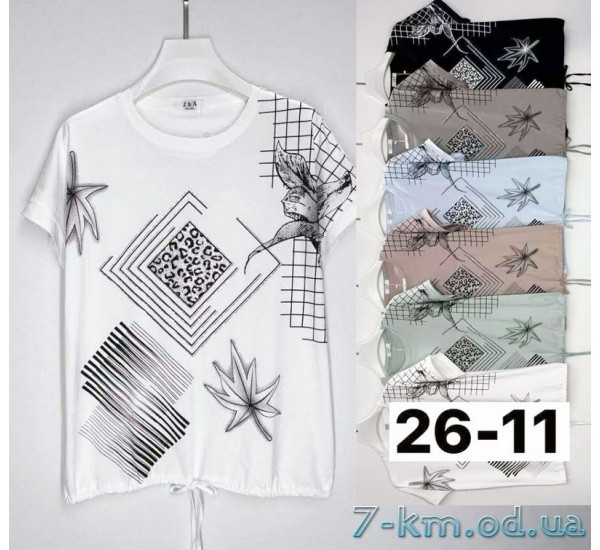 Футболка жіноча, стрейч/коттон 6 шт (3/4XL) BL3149_2611