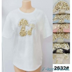 Футболка жіноча, стрейч/коттон 6 шт (3/4XL) BL3149_2632