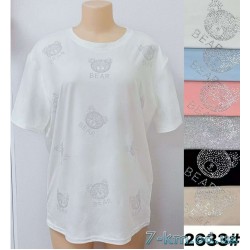 Футболка жіноча, стрейч/коттон 6 шт (3/4XL) BL3149_2633