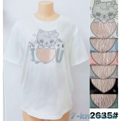 Футболка жіноча, стрейч/коттон 6 шт (3/4XL) BL3149_2635