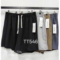 Шорты женские 6 шт (8-10XL) шёлк DLD_546