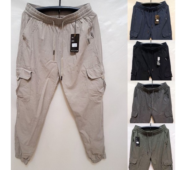 Спорт брюки мужские 5 шт (M-3XL) лён DLD_FK3002