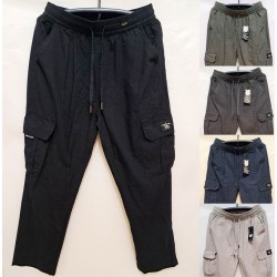 Спорт брюки мужские 5 шт (M-3XL) лён DLD_FK3005