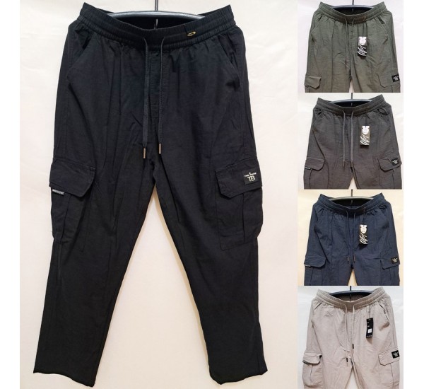 Спорт брюки мужские 5 шт (M-3XL) лён DLD_FK3005