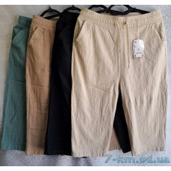 Бриджи женские, лён 6 шт (2-7XL) DLD_552