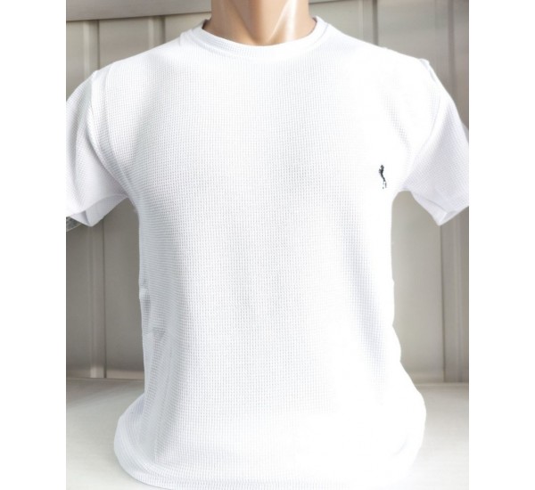 Футболка мужская (M-3XL) вафельный трикотаж 5 шт HR1890_260337